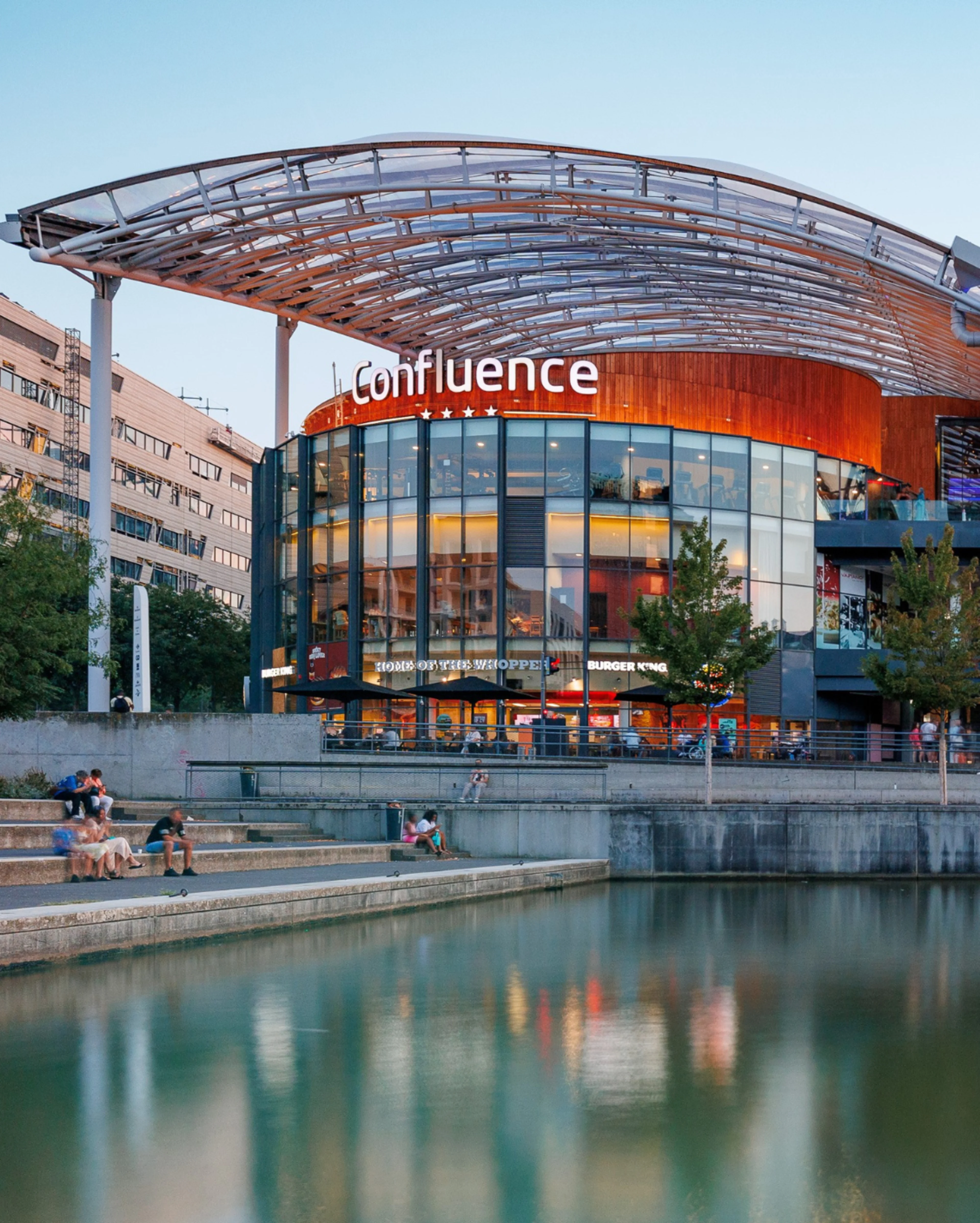 Façade du centre Confluence